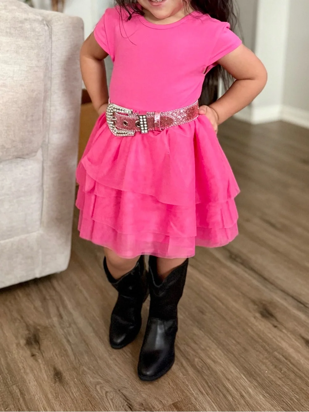 Rylee + Cru Black Kids Western Boots